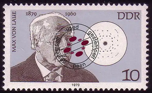 2407 Bedeutende Persönlichkeiten 10 Pf von Laue O