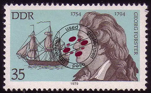 2410 Bedeutende Persönlichkeiten 35 Pf Forster O