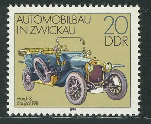 2412 Automobilbau Zwickau 20 Pf ** postfrisch