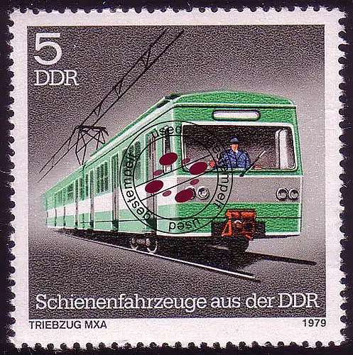 2414 Schienenfahrzeuge 5 Pf Triebwagenzug MXA O