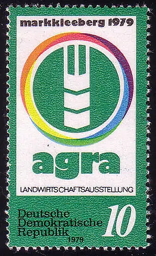 2428 Exposition agricole agra ** .