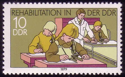 2431 Rehabilitation von Behinderten 10 Pf **