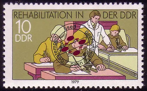 2431 Rehabilitation von Behinderten 10 Pf O