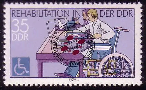 2432 Rehabilitation von Behinderten 35 Pf O