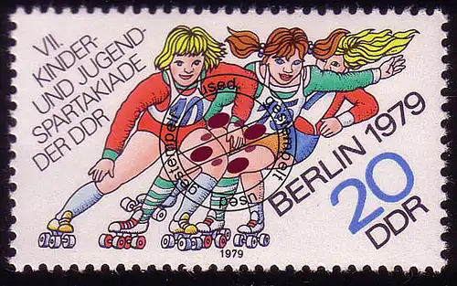 2434 Spartaciade pour enfants et jeunes Berlin 20 Pf 1979 O