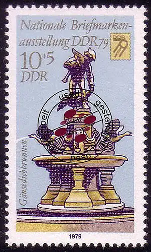 2441 Briefmarkenausstellung DDR `79 10+5 Pf O