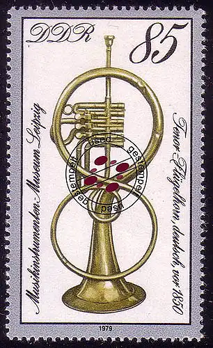 2448 Musikinstrumenten-Museum 85 Pf Tenor-Flügelhorn O