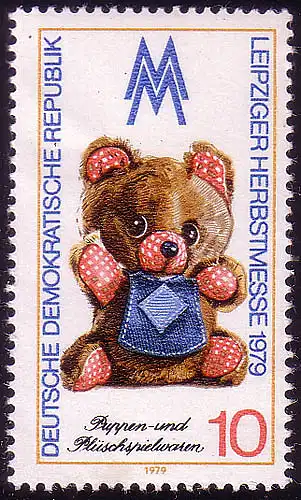 2452 Leipziger Messe d'automne 10 Pf 1979 **