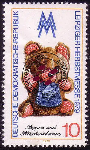 2452 Leipziger Herbstmesse 10 Pf 1979 O gestempelt