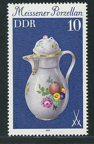 2465 Porcelaine méisseuse 10 Pf **