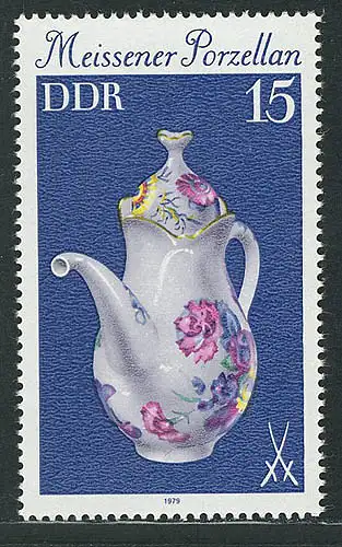 2466 Porcelaine méisseuse 15 Pf **