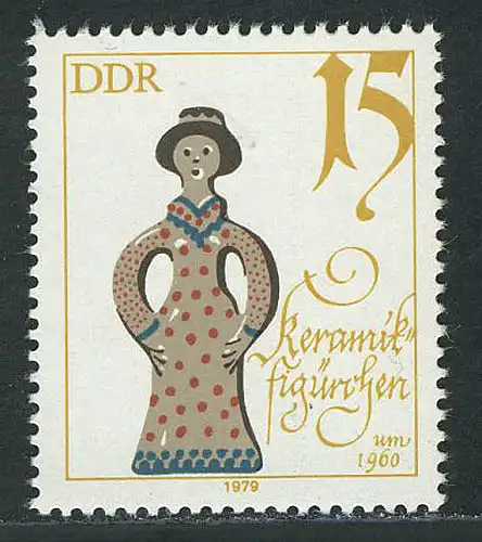 2473 Poupées historiques 15 Pf Pichets de céramique **