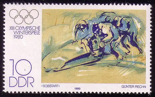 2478 Jeux olympiques d'hiver 10 Pf Lake Placid 1980 **