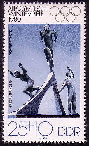 2480 Jeux olympiques d'hiver 20+10 Pf 1980 **