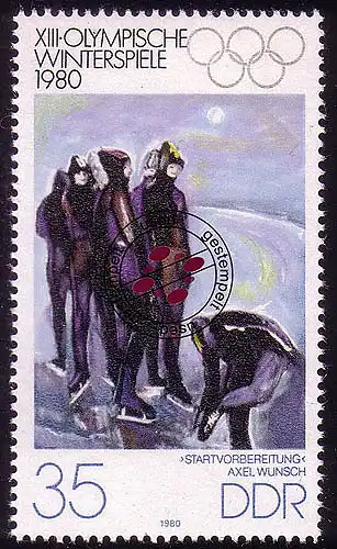 2481 Olympische Winterspiele 35 Pf Lake Placid 1980 O
