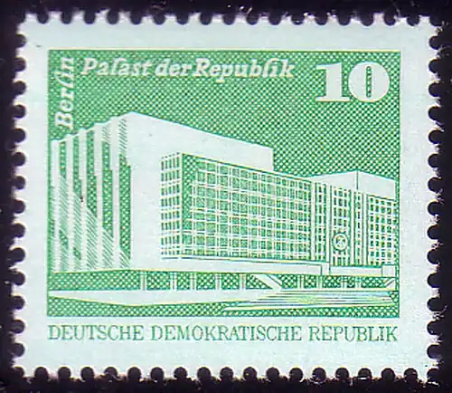 2484 Aufbau in der DDR Kleinformat 10 Pf **