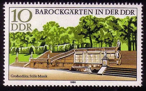 2486 Jardins baroques 10 Pf Grossedlitz **
