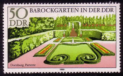 2488 Barockgärten 50 Pf Dornburg**