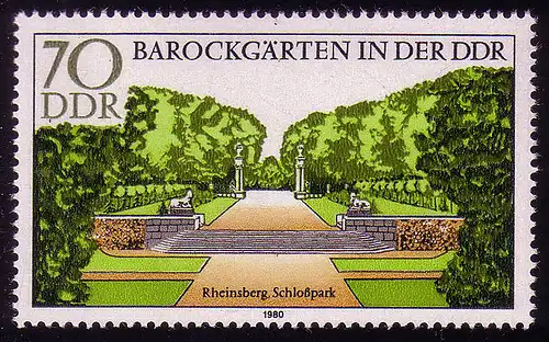 2489 Barockgärten 70 Pf Rheinsberg **