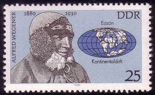 2495 Personnalités importantes 25 Pf Wegener **