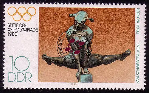 2503 Jeux olympiques d'été Moscou 10 Pf 1980 O