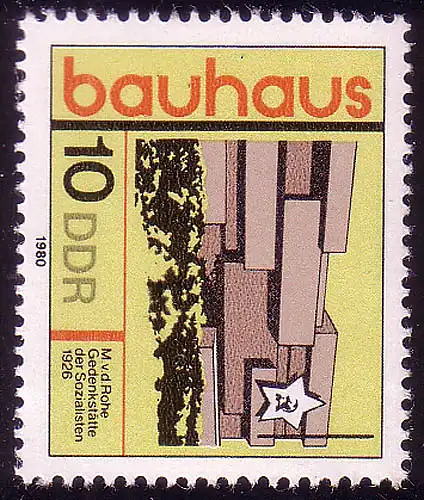 2509 Style Bauhaus 10 Pf Mies van der Rohe **