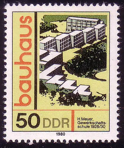 2512 Bauhaus-Stil 50 Pf Meyer **