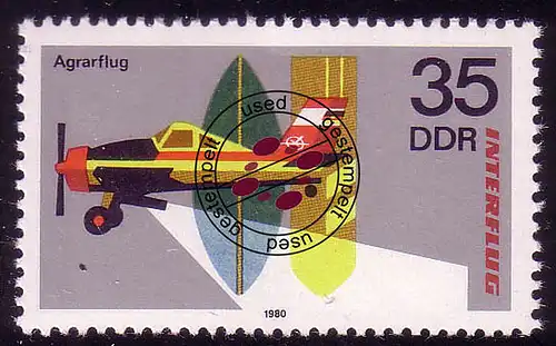 2518 INTERFLUG AEROSOZPHILEX 35 Pf O