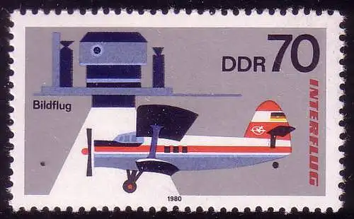 2519 INTERFLUG AEROSOZPHILEX 70 Pf **