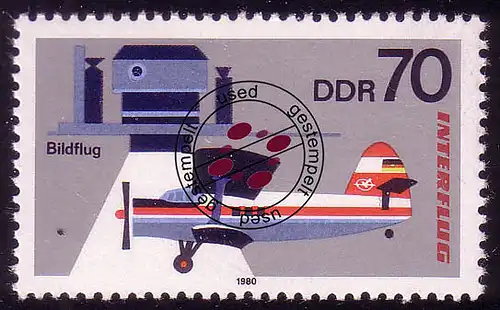 2519 INTERFLUG AEROSOZPHILEX 70 Pf O