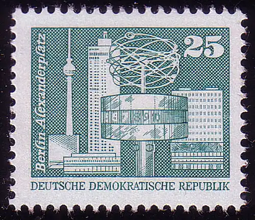 2521 Aufbau in der DDR Kleinformat 25 Pf **