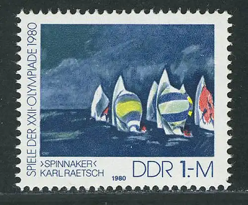 2531 Jeux olympiques d'été 1 M 1980 du bloc 60 **