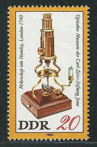 2534 Musée optique 20 Pf Microscope de Huntley **