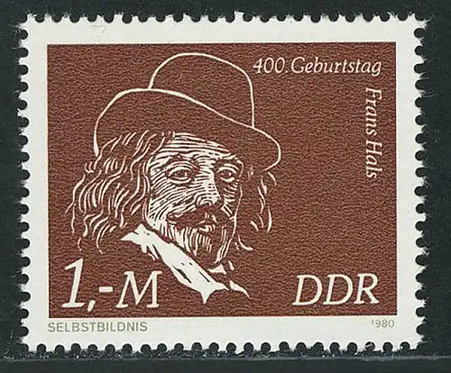 2547 Frans Hals 1 M aus Block 61 **