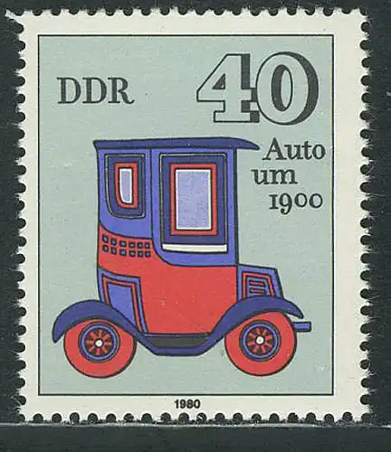 2570 Jouet historique 40 Pf Auto 1980 **