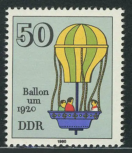 2571 Historisches Spielzeug 50 Pf Ballon 1980 **