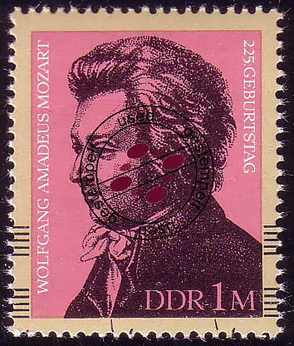 2572 Wolfgang Amadeus Mozart de Block 62 E