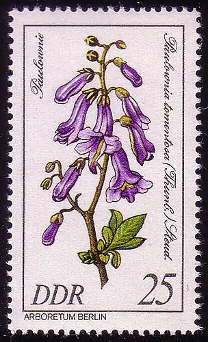 2576 Seltene Gehölze 25 Pf Paulowine **