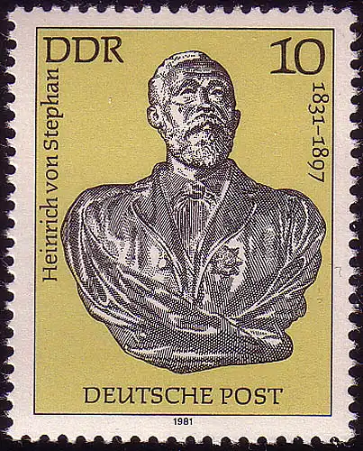 2579 Heinrich von Stephan ** postfrisch