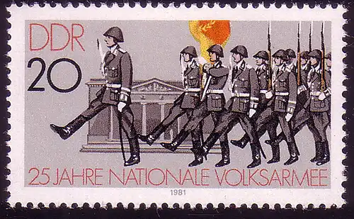 2581 Nationale Volksarmee 20 Pf **