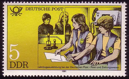 2583 Bildungseinrichtungen der Deutschen Post 5 Pf **