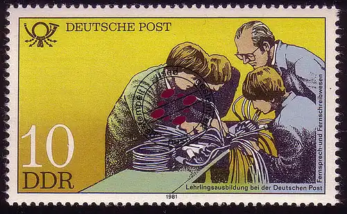 2584 Établissements d'enseignement de Deutsche Post 10 Pf O