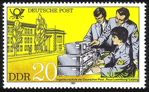 2586 Bildungseinrichtungen der Deutschen Post 20 Pf **