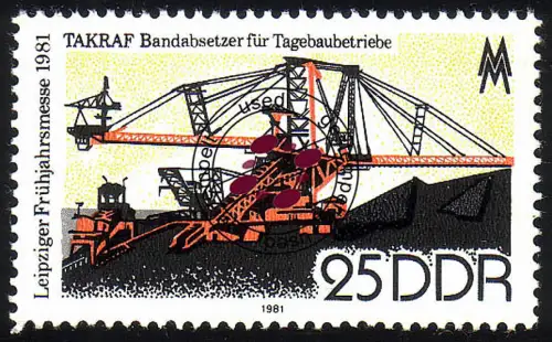 2594 Leipziger Springsmesse 25 Pf 1981 O