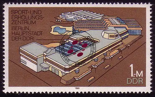 2600 Sport- und Erholungszentrum 1 M aus Block 64 O