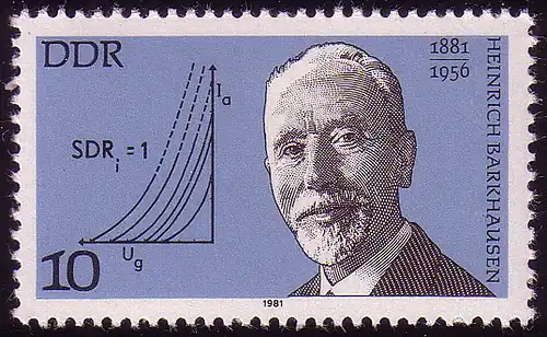 2603 Bedeutende Persönlichkeiten 10 Pf Barkhausen **