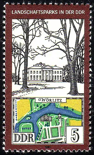 2611 Paysages 5 Pf Wörlitz **