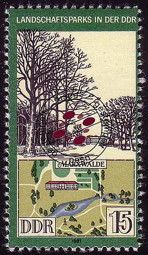 2613 Parcs paysagers 15 Pf Neuhardenberg O