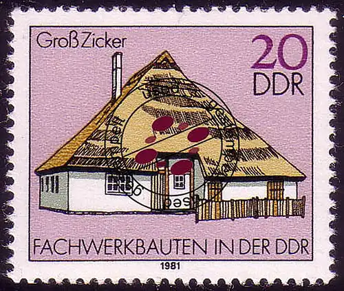 2624 Ouvrages en bois spécialisés 20 Pf ZuckerhutO