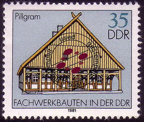 2626 ouvrages en bois 35 Pf Löwinghaus O